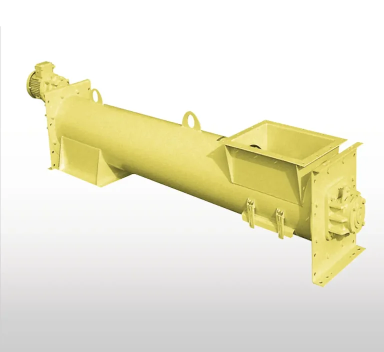 Screw conveyor with gearbox & motor 3